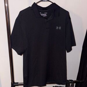 Under Armour Men's Dark Stripe Polo